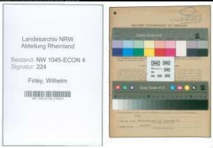 Entnazifizierung Wilhelm Firley , geb. 04.07.1906 (Kaufmann)