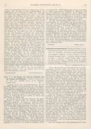 511-512 [Rezension] Kiefl, Franz Xaver, Die Theorien des modernen Sozialismus über den Ursprung des Christentums
