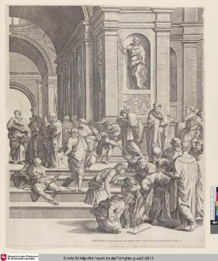 [St. Paul dans l'école d'Athènes; Die Schule von Athen]