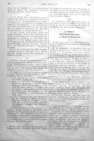 II. Abschnitt. Bebauung der Grundstücke. (§ 8 - § 110)