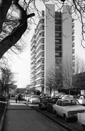 Freiburg: Außenansicht des Chemisches Institut, von Osten (Albertstraße)