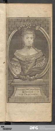 Porträt Elisabeth Christina, Königin von Preußen