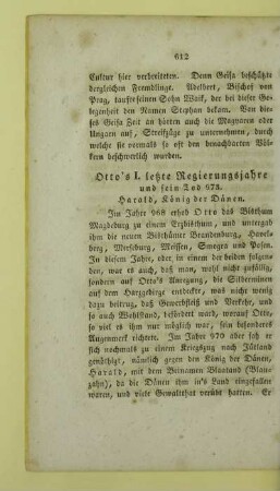 Otto's I. letzte Regierungsjahre und sein Tod 973