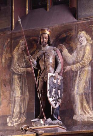 Statue "Heiliger Wenzel", Prag, Hradschin, Tschechische Republik