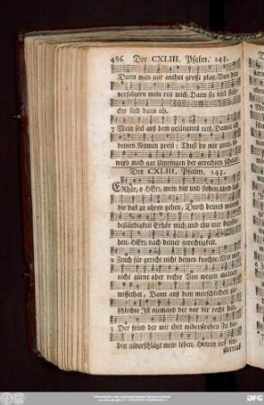 Der CXLIII. Psalm. 143.