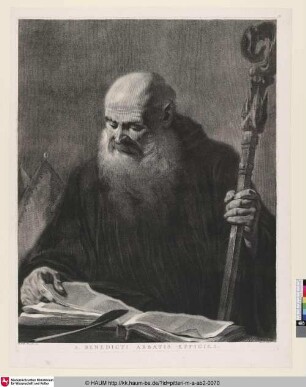 S. Benedicti Abbatis Effigies