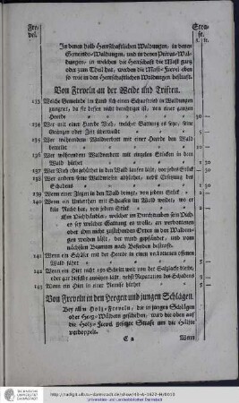 Von Freveln an der Weide und Tristen