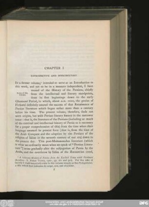 Chapter I Retrospective And Introductory