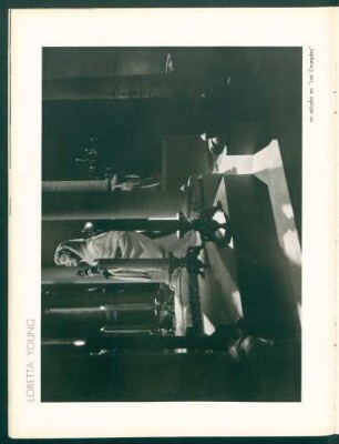 Loretta Young - un estudio en "Las Cruzadas"