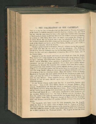 L-The Colonisation Of The Caribbean.