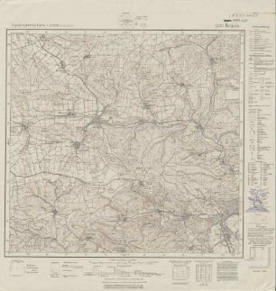 5233 (alte Nr.: 3060) Remda, Topographische Karte 1:25000 (4cm - Karte)