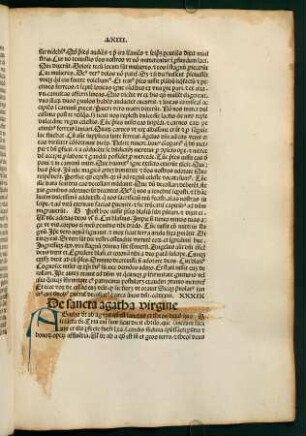 XXXIX. De sancta agatha virgine - XL. De sancto vedasto