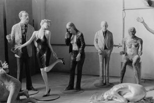 Im Atelier der Künstler Thea Richter und Hartmut Bonk