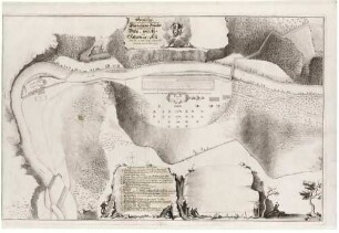 Lageplan des Plauenschen Grundes beim Saturnfest 1719