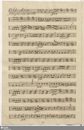 1761. Aria: Il furore se m'accende / Ghinassi, S.