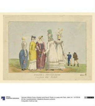 English and French Taste or a peep into Paris