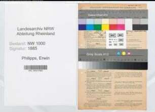 Entnazifizierung Erwin Philipps, geb. 15.07.1915 (Ingenieur)