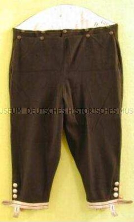 Kniehose (Livree eines Lakaien des Berliner Hofes)