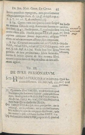 Tit. III. De Ivre Personarvm.