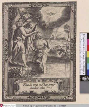 Filius hic meus est, huic totus oboediat Orbis [Die Taufe Christi; The baptism of Christ]