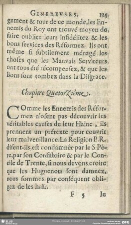 Chapitre Quatorzieme