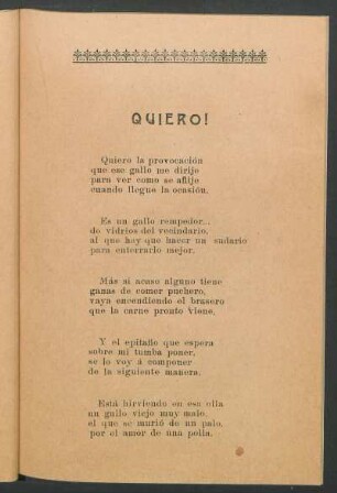 Quiero!