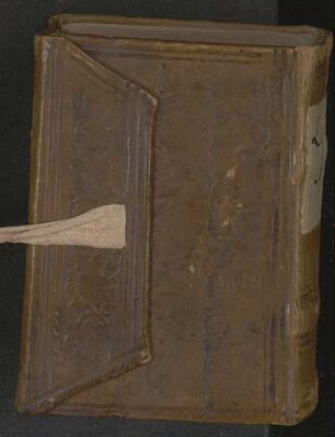 Universitätsbibliothek Marburg, Ms. Or. 5: [Sammelhandschrift] L. S. Cod. S: [Gebetbuch]