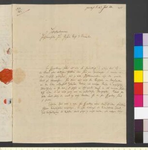 Brief von Büsching, Johann Gustav Gottlieb an Goethe, Johann Wolfgang von