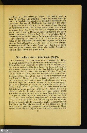 Sie wollten einen Franzmann fangen