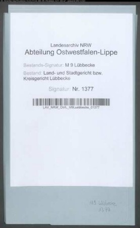 Erblasser: Finke gt. Willmeier, Johann Heinrich: