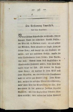 Die Verheerung Amerika's