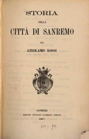 Storia della città di Sanremo