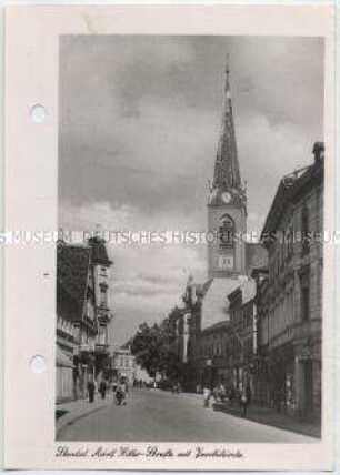 Stendal, Adolf-Hitler-Straße, Kirche St. Jacobi