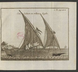 Eine Galeere in vollem Seegeln 3. Th. pag. 236 II