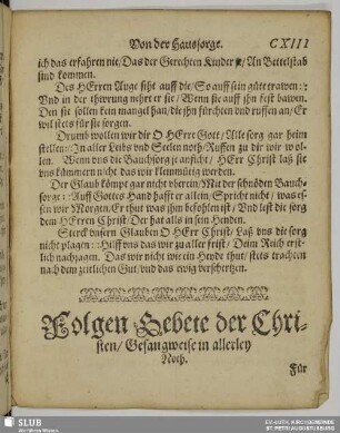 O unser Gott und Herre