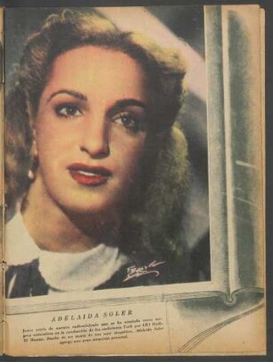 [Fotografía de] Adelaida Soler