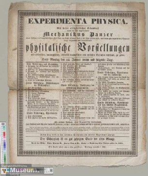 Experimenta Physica. Physikalische Vorstellungen