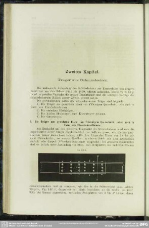 Zweites Kapitel. Träger aus Schmiedeeisen