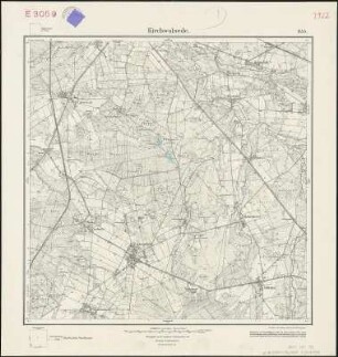Messtischblatt 1455 : Kirchwalsede, 1930 Kirchwalsede : Kirchwalsede. - Hrsg. 1899, einz. Nachtr. 1930. - 1:25000. - [Berlin]: Reichsamt für Landesaufnahme, 1930. - 1 Kt.