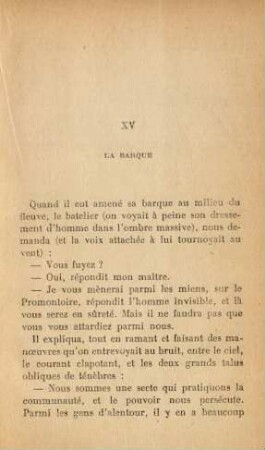 XV La barque