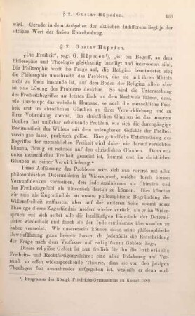 § 2. Gustav Hüpeden.