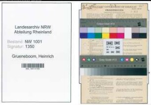 Entnazifizierung Heinrich Grueneboom, geb. 17.05.1891 (Maurer)