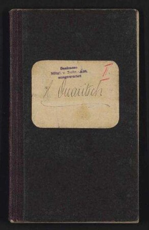 Hermann August Karl Quaritsch - Deutsches Reich Seefahrtsbuch Nr. 778