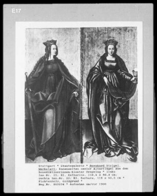 Heilige Katharina, Heilige Barbara
