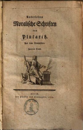 Auserlesene moralische Schriften von Plutarch, 2