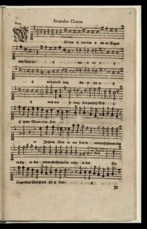Secundus Chorus. Voce.
