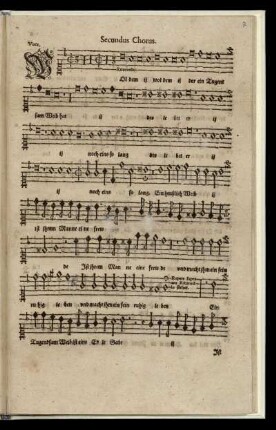 Secundus Chorus. Voce.