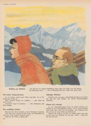 "Aufstieg zur Skihütte"