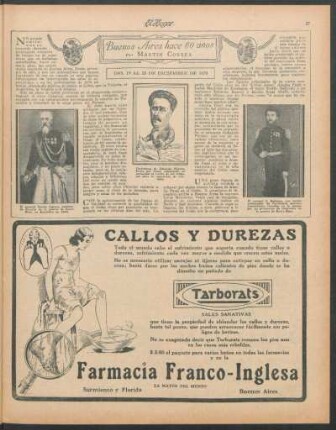 Buenos Aires hace 60 años [del 19 al 25 de diciembre de 1870]
