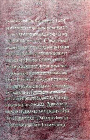 Evangeliar aus Metz — Buchseite